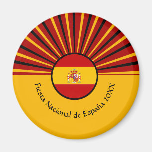 Spaanse nationale feestdag Spanje Spaans ispaniek Magneet