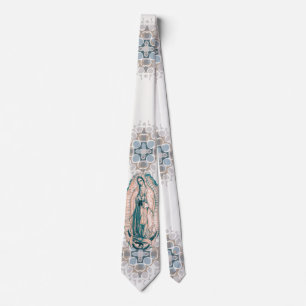 Spaanse Onze dame van Guadalupe Maagd Mary Katholi Stropdas