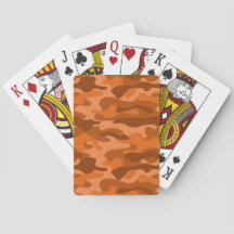 Spaanse Oranje Eenkleurige Camo Baseball