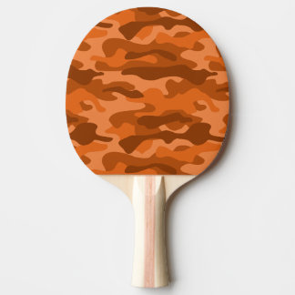 Spaanse Oranje Eenkleurige Camo Honkbal Tafeltennisbatje