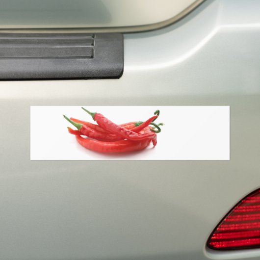 Spaanse peper bumpersticker (Op auto)