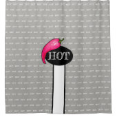 Spaanse peper douchegordijn (Voorkant)