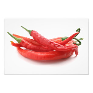 Spaanse peper foto afdruk