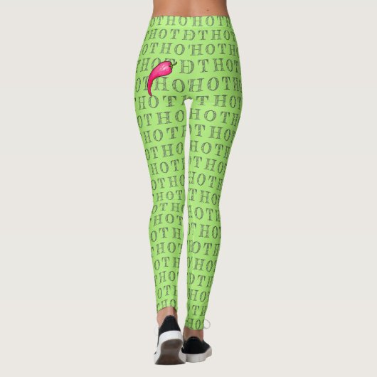 Spaanse peper leggings (Achterkant)