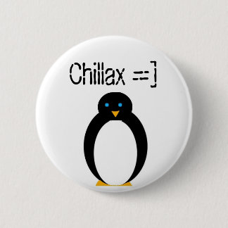 Spaanse pinguïn ronde button 5,7 cm