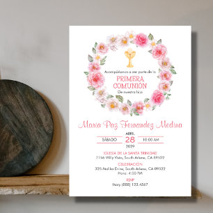 Spaanse Primera Communie Kelk Eerste Communie Kaart