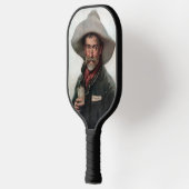 Spaanse Ranchero Cowboy in Old West Saloon Pickleball Paddle (Links)