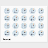 Spaanse Sailor First Community boy Ronde Sticker (Vel)