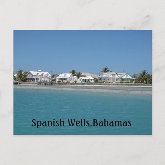 Spaanse schelpen, Bahama's Briefkaart (Voorkant)