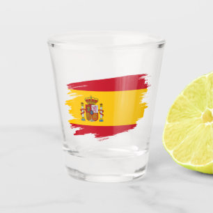Spaanse shotglas, patriottische Spaanse vlag Shot Glas