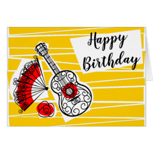 Spaanse Souvenirs Birthday Inside Text landschap