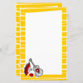 Spaanse Souvenirs Border Stripe paper 5,5x 8,5 (Voorkant / Achterkant)