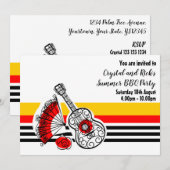 Spaanse Souvenirs Classic Stripe horizontal Kaart (Voorkant / Achterkant)