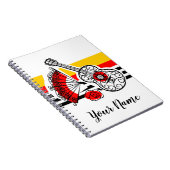 Spaanse Souvenirs Classic Stripe Name notitieboek (Rechterzijde)