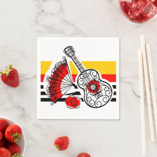 Spaanse Souvenirs Classic Stripe paper napkin Servet