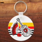 Spaanse Souvenirs Classic Stripe sleutelhanger (Voorkant)