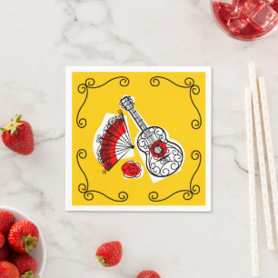 Spaanse Souvenirs Corners paper napkin Servet