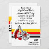 Spaanse souvenirs klassieke streep voor tekst kaart (Voorkant / Achterkant)