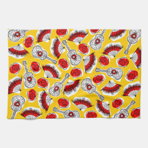 Spaanse Souvenirs Meukenhanddoeken, horizontaal Theedoek