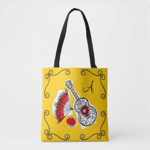 Spaanse Souvenirs monogram hoeken over het tas