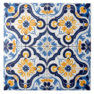 Spaanse stijl schattig patroon tegeltje