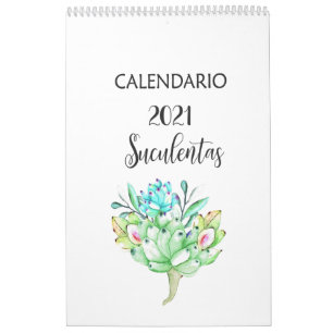 Spaanse succulente Calendario Kalender