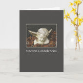 Spaanse Sympathie Guardian Angel Kaart (Gele Bloem)