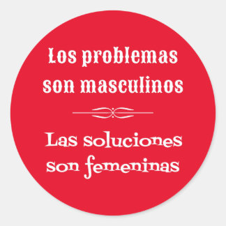 Spaanse taal leren grammatica citaat rood ronde sticker