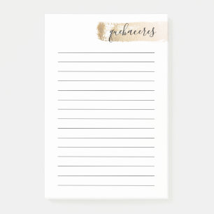 Spaanse taal om lijst te doen post-it® notes