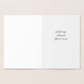 Spaanse Taal Religieuze Kalligrafie Bijbelvers Folie Kaarten (Binnen)