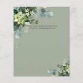 Spaanse Trouwdag NUESTRA BODA Eucalyptus Groene Bl (Achterkant)