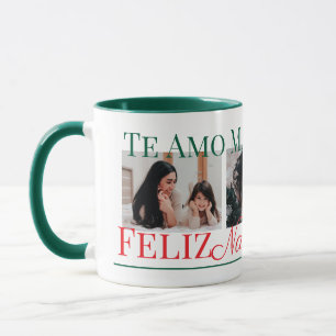 Spaanse unieke kerstcadeau met twee foto's voor mo mok