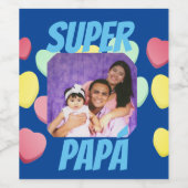 Spaanse Vaderdag/FelIz dIa del Padre Cadeaus Wijn Etiket (Enkel label)