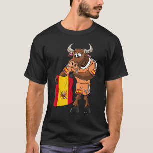 Spaanse ventilatorstier t-shirt