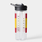 Spaanse vlag - Aangepaste naam en tekst Waterfles (Rechts)