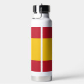 Spaanse vlag - Aangepaste naam en tekst Waterfles (Rechts)