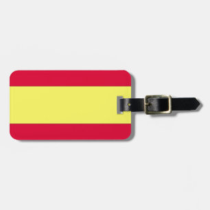 Spaanse vlag bagagelabel