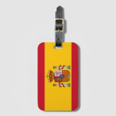 Spaanse vlag bagagelabel (Voorkant (verticaal))