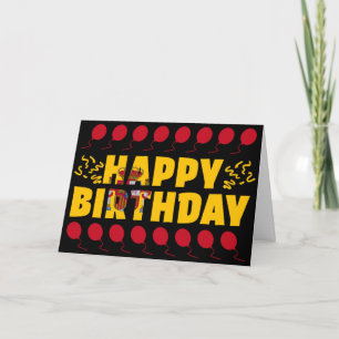Spaanse vlag: Birthday Patriotic Kaart