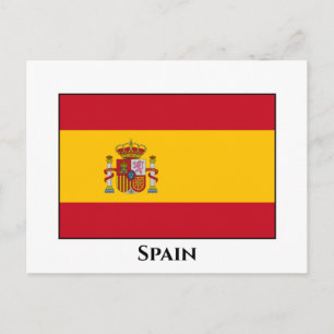 Spaanse vlag briefkaart