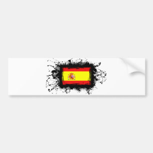 Spaanse vlag bumpersticker