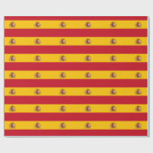 Spaanse vlag cadeaupapier (Vlak)