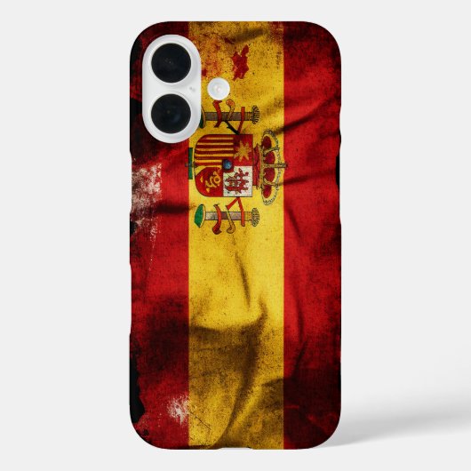 Spaanse vlag Case-Mate iPhone case (Achterkant)