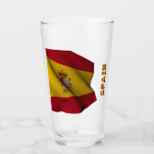 Spaanse vlag glas (Voorkant)