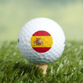 Spaanse vlag Golf Balls Golfballen (Insitu Shirt)