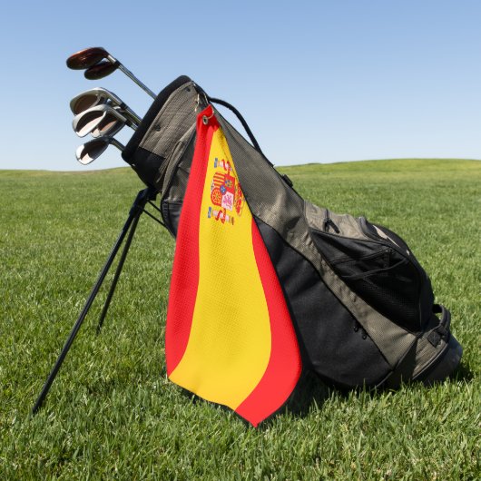 Spaanse vlag Golf Towel Golfhanddoek (Groen)