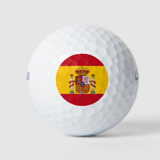 Spaanse vlag golfballen (Voorkant)