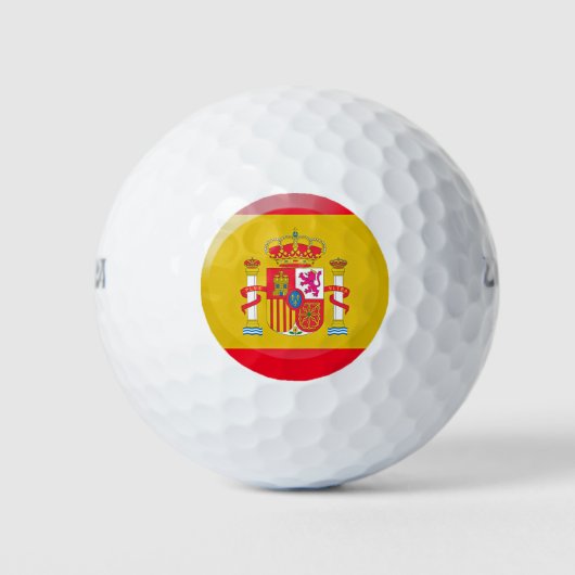 Spaanse vlag golfballen (Voorkant)