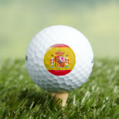 Spaanse vlag golfballen (Insitu Shirt)