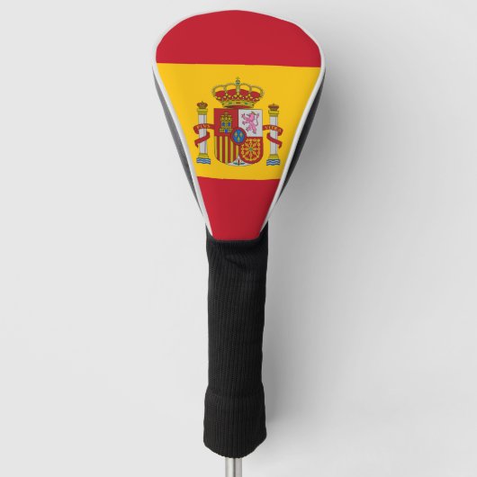Spaanse vlag golfheadcover (Voorkant)